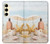 S1425 Seashells on The Beach Hülle Schutzhülle Taschen für Samsung Galaxy S24