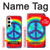S1870 Tie Dye Peace Hülle Schutzhülle Taschen für Samsung Galaxy S24