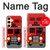 S2058 England British Double Decker Bus Hülle Schutzhülle Taschen für Samsung Galaxy S24