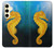 S2444 Seahorse Underwater World Hülle Schutzhülle Taschen für Samsung Galaxy S24