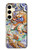S2584 Traditional Chinese Dragon Art Hülle Schutzhülle Taschen für Samsung Galaxy S24