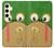 S2765 Frog Bee Cute Cartoon Hülle Schutzhülle Taschen für Samsung Galaxy S24