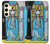 S2837 The High Priestess Vintage Tarot Card Hülle Schutzhülle Taschen für Samsung Galaxy S24