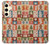 S2854 Cute Xmas Pattern Hülle Schutzhülle Taschen für Samsung Galaxy S24