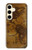 S2861 Antique World Map Hülle Schutzhülle Taschen für Samsung Galaxy S24