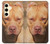 S2903 American Pitbull Dog Hülle Schutzhülle Taschen für Samsung Galaxy S24