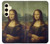 S3038 Mona Lisa Da Vinci Painting Hülle Schutzhülle Taschen für Samsung Galaxy S24