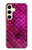 S3051 Pink Mermaid Fish Scale Hülle Schutzhülle Taschen für Samsung Galaxy S24