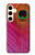 S3201 Pink Peacock Feather Hülle Schutzhülle Taschen für Samsung Galaxy S24