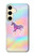 S3203 Rainbow Unicorn Hülle Schutzhülle Taschen für Samsung Galaxy S24