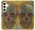 S3359 Vincent Van Gogh Skull Hülle Schutzhülle Taschen für Samsung Galaxy S24