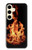 S3379 Fire Frame Hülle Schutzhülle Taschen für Samsung Galaxy S24