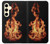 S3379 Fire Frame Hülle Schutzhülle Taschen für Samsung Galaxy S24