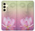 S3511 Lotus flower Buddhism Hülle Schutzhülle Taschen für Samsung Galaxy S24