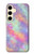 S3706 Pastel Rainbow Galaxy Pink Sky Hülle Schutzhülle Taschen für Samsung Galaxy S24