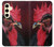 S3797 Chicken Rooster Hülle Schutzhülle Taschen für Samsung Galaxy S24