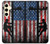 S3803 Electrician Lineman American Flag Hülle Schutzhülle Taschen für Samsung Galaxy S24