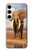 S0310 African Elephant Hülle Schutzhülle Taschen für Samsung Galaxy S24 Plus