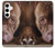 S0519 PitBull Face Hülle Schutzhülle Taschen für Samsung Galaxy S24 Plus