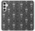 S2371 Skull Vintage Monochrome Pattern Hülle Schutzhülle Taschen für Samsung Galaxy S24 Plus