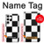 S2492 Black and White Check Hülle Schutzhülle Taschen für Samsung Galaxy S24 Plus
