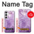 S2690 Amethyst Crystals Graphic Printed Hülle Schutzhülle Taschen für Samsung Galaxy S24 Plus