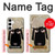 S2826 Cute Cartoon Unsleep Black Sheep Hülle Schutzhülle Taschen für Samsung Galaxy S24 Plus