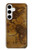 S2861 Antique World Map Hülle Schutzhülle Taschen für Samsung Galaxy S24 Plus
