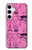 S2885 Paris Pink Hülle Schutzhülle Taschen für Samsung Galaxy S24 Plus