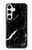 S2895 Black Marble Graphic Printed Hülle Schutzhülle Taschen für Samsung Galaxy S24 Plus