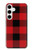 S2931 Red Buffalo Check Pattern Hülle Schutzhülle Taschen für Samsung Galaxy S24 Plus