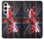 S2936 UK British Flag Map Hülle Schutzhülle Taschen für Samsung Galaxy S24 Plus