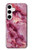 S3052 Pink Marble Graphic Printed Hülle Schutzhülle Taschen für Samsung Galaxy S24 Plus