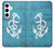 S3053 Marine Anchor Blue Hülle Schutzhülle Taschen für Samsung Galaxy S24 Plus