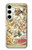 S3145 Antique Constellation Star Sky Map Hülle Schutzhülle Taschen für Samsung Galaxy S24 Plus
