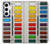 S3243 Watercolor Paint Set Hülle Schutzhülle Taschen für Samsung Galaxy S24 Plus