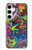 S3255 Colorful Art Pattern Hülle Schutzhülle Taschen für Samsung Galaxy S24 Plus