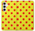 S3526 Red Spot Polka Dot Hülle Schutzhülle Taschen für Samsung Galaxy S24 Plus