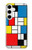 S3814 Piet Mondrian Line Art Composition Hülle Schutzhülle Taschen für Samsung Galaxy S24 Plus