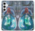 S3912 Cute Little Mermaid Aqua Spa Hülle Schutzhülle Taschen für Samsung Galaxy S24 Plus
