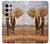 S0310 African Elephant Hülle Schutzhülle Taschen für Samsung Galaxy S24 Ultra