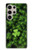 S0358 Clover Lucky Leaf Hülle Schutzhülle Taschen für Samsung Galaxy S24 Ultra