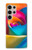 S1671 Rainbow Colorful Rose Hülle Schutzhülle Taschen für Samsung Galaxy S24 Ultra