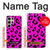 S1850 Pink Leopard Pattern Hülle Schutzhülle Taschen für Samsung Galaxy S24 Ultra