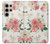 S1859 Rose Pattern Hülle Schutzhülle Taschen für Samsung Galaxy S24 Ultra