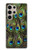 S1965 Peacock Feather Hülle Schutzhülle Taschen für Samsung Galaxy S24 Ultra