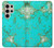 S2377 Turquoise Gemstone Texture Graphic Printed Hülle Schutzhülle Taschen für Samsung Galaxy S24 Ultra