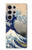 S2389 Hokusai The Great Wave off Kanagawa Hülle Schutzhülle Taschen für Samsung Galaxy S24 Ultra