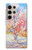 S2450 Van Gogh Peach Tree Blossom Hülle Schutzhülle Taschen für Samsung Galaxy S24 Ultra