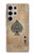 S2928 Vintage Spades Ace Card Hülle Schutzhülle Taschen für Samsung Galaxy S24 Ultra